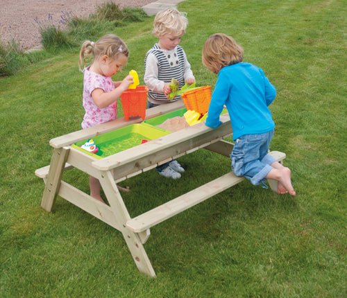 Deluxe Picnic Table Sandpit - EASE