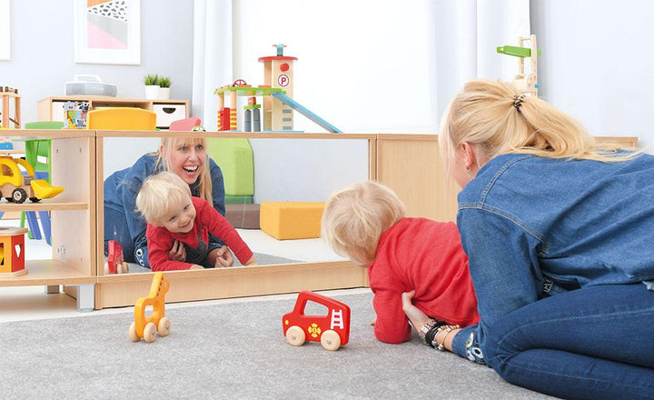 Double sided cabinet with mirror - 2 options - EASE