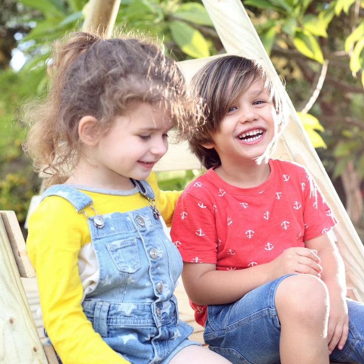 Double Swing Set and slide - EASE