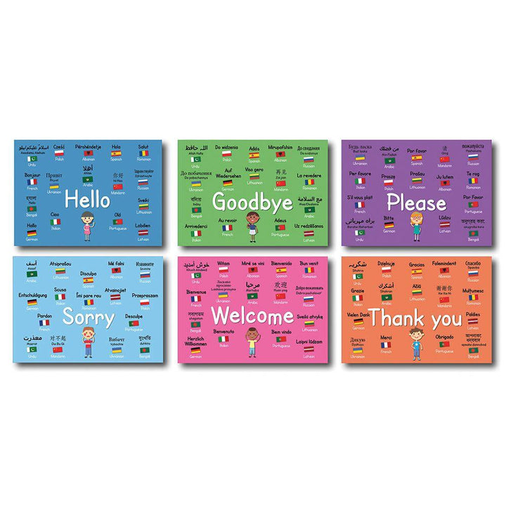 EAL Basic Phrases Posters 6pk - EASE