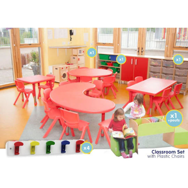 EASE Classroom with Plastic Chairs 26cm - EASE