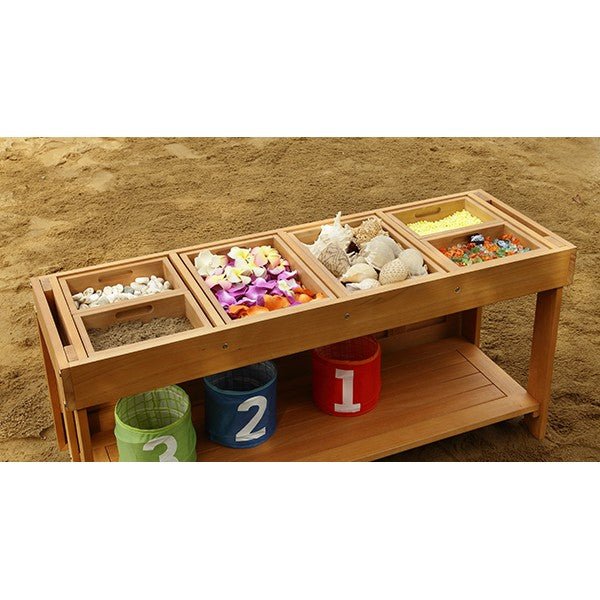 Ease Outdoor Wooden Sorting Table and Lid - EASE