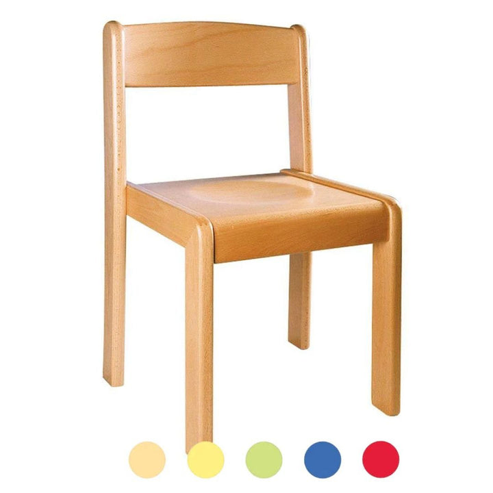 Ease Wooden Chair All Heights All Colours - EASE