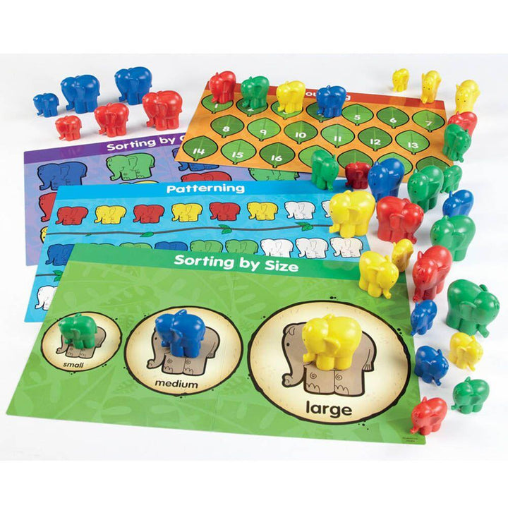 Elephant Counters and Activity Cards 40pcs - EASE