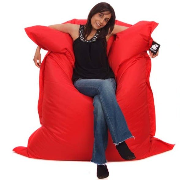 Elephant Jumbo Bean Bag - Vibrant Red - EASE