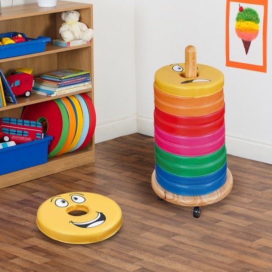 English Emotions Donut Cushion trolly - set of 12 - EASE