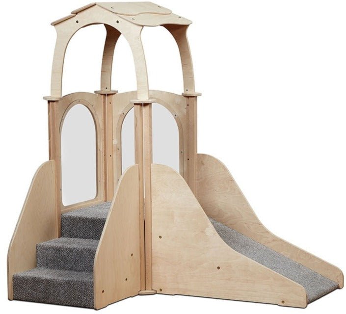 First Steps Kinder Gym Playscape w/Roof - EASE