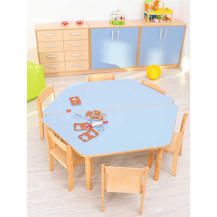 Flexi Trapezial Table - 64 - 76cm - All Colours - EASE