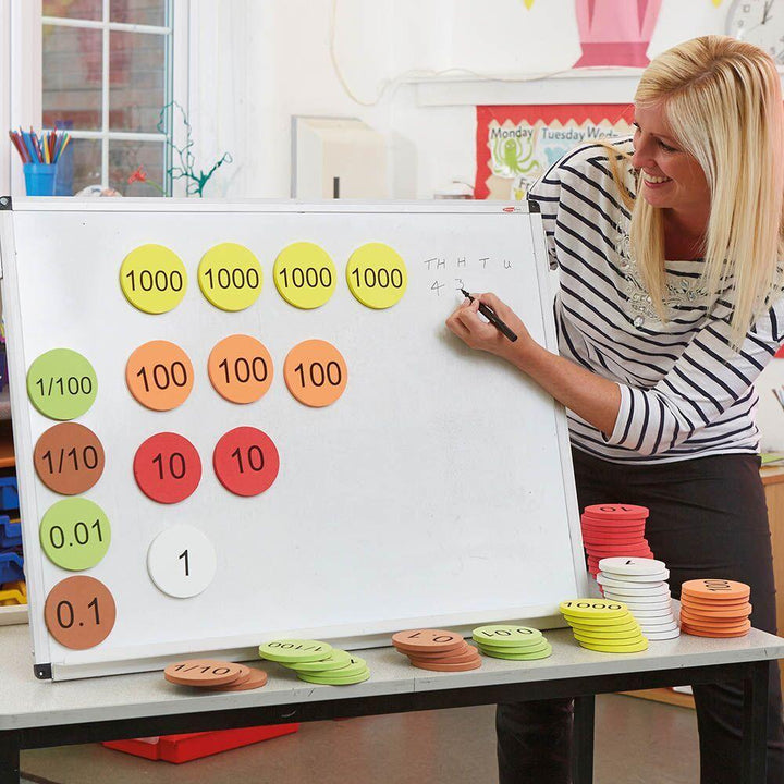 Foam Place Value Counters Teacher Version 120pcs - EASE