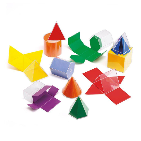 Folding Plastic Geometric Shapes 11pcs - EASE