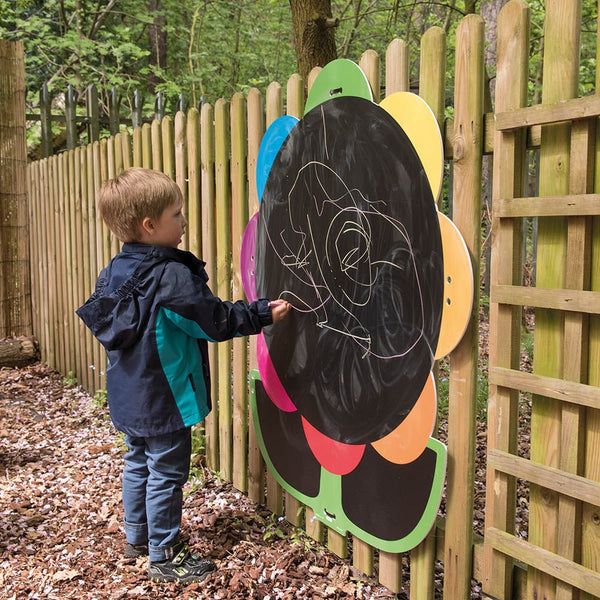 Giant Mark Making Chalkboard Daisy - EASE