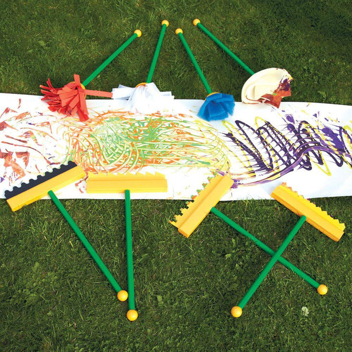 Giant Outdoor Big Art Tools Pattern Scrapers 4pk - EASE