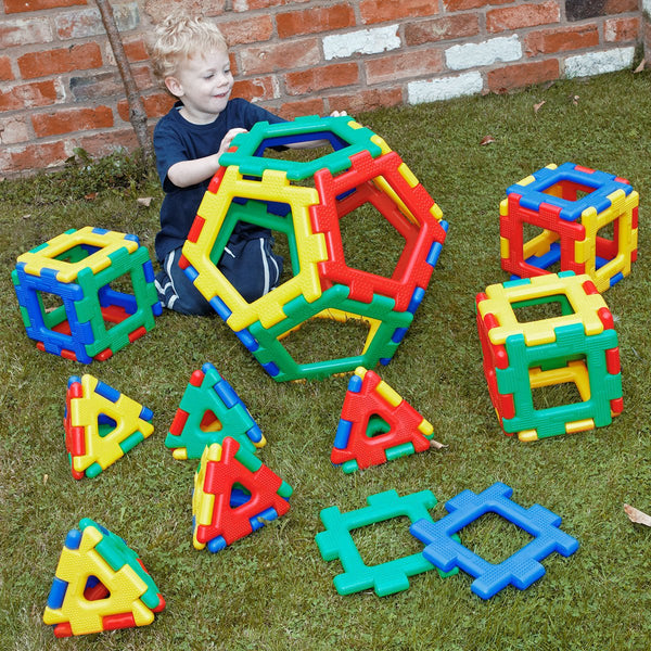 Giant Polydron Platonic Solids Set - EASE