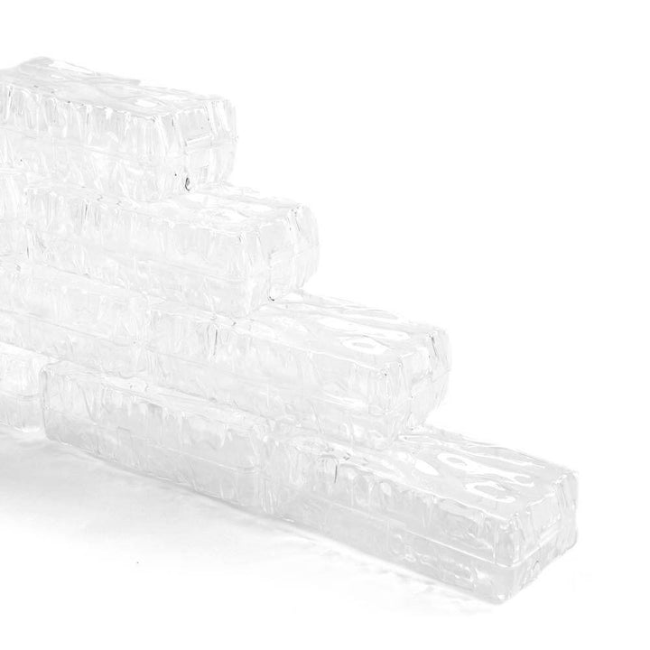 Glacier Effect Clear Plastic Bricks 25pk - EASE