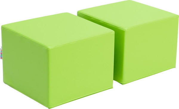 Green Poufs Set of 2 - EASE