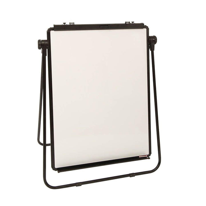 Height Adjustable Drywipe Flipchart Easel Black - EASE