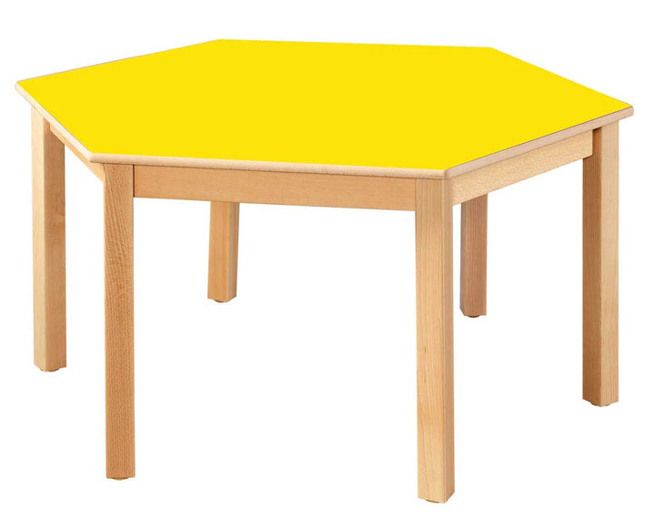 Hexagonal Table All Heights All Colours - EASE