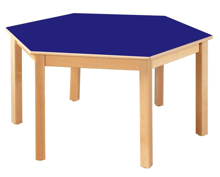 Hexagonal Table All Heights & All Colours - EASE