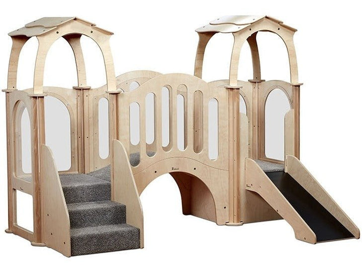 Hide & Slide Kinder Gym w/Roof Playscape - EASE