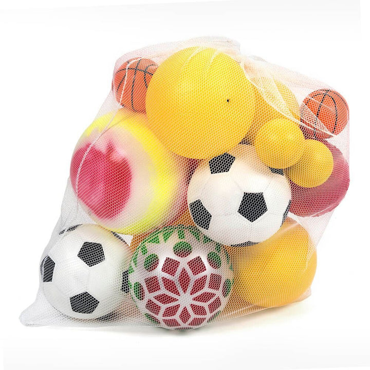 Jumbo 20 Mixed Foam and PVC Play Balls with Bag - EASE