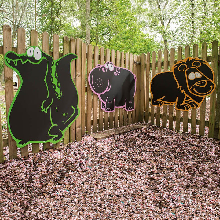 Jungle Themed Chalkboards Assorted 5pk - EASE