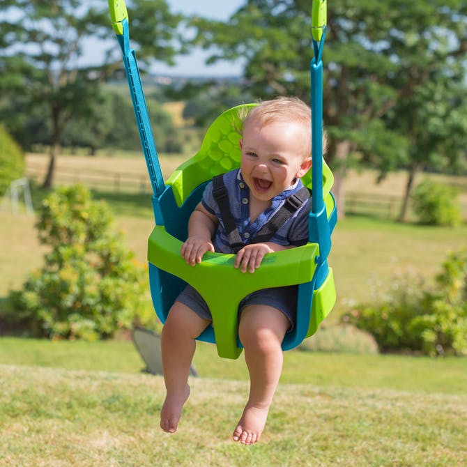 Kingswood Tudor Wooden Swing Set & Slide - EASE