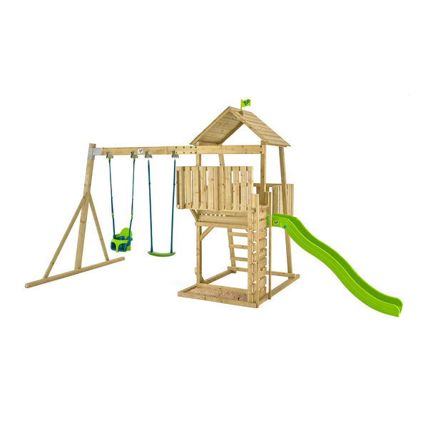 Kingswood Tudor Wooden Swing Set & Slide - EASE