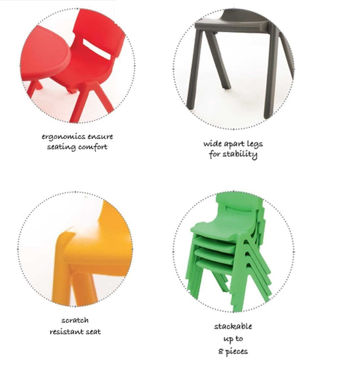 Kite Classroom Chair 26cm All Colours - EASE