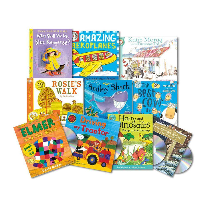 KS1 Book Packs and CDs 10pk - EASE