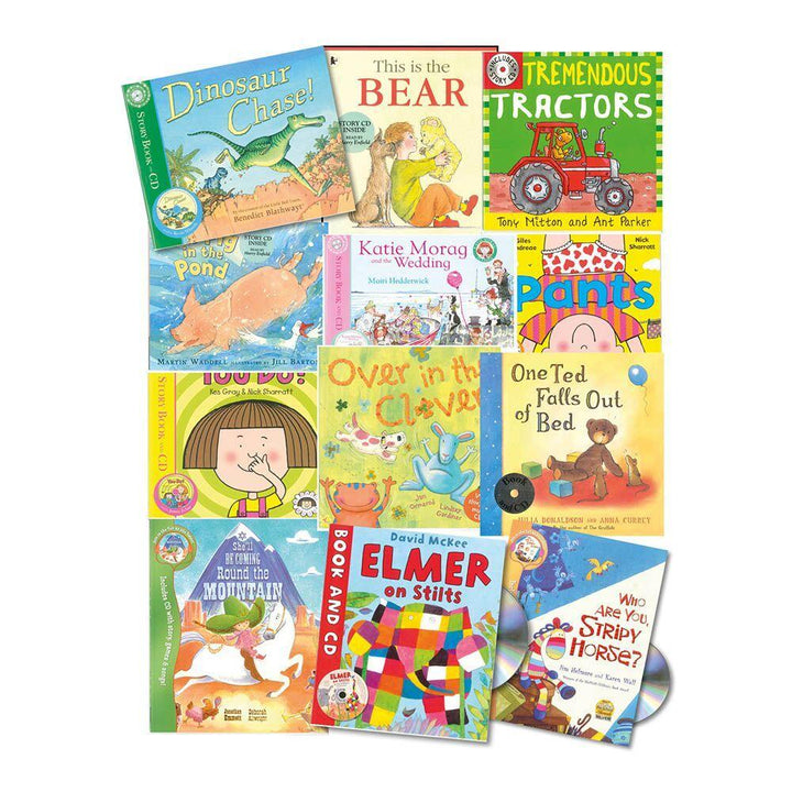 KS1 Fiction Book Packs and CDs 12pk - EASE