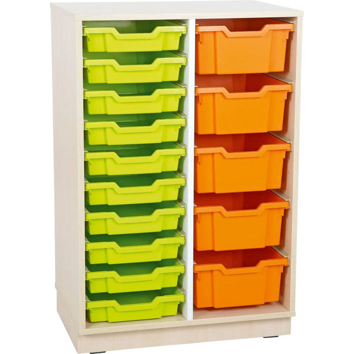 L Cabinet for plastic containers with 1 partition - EASE