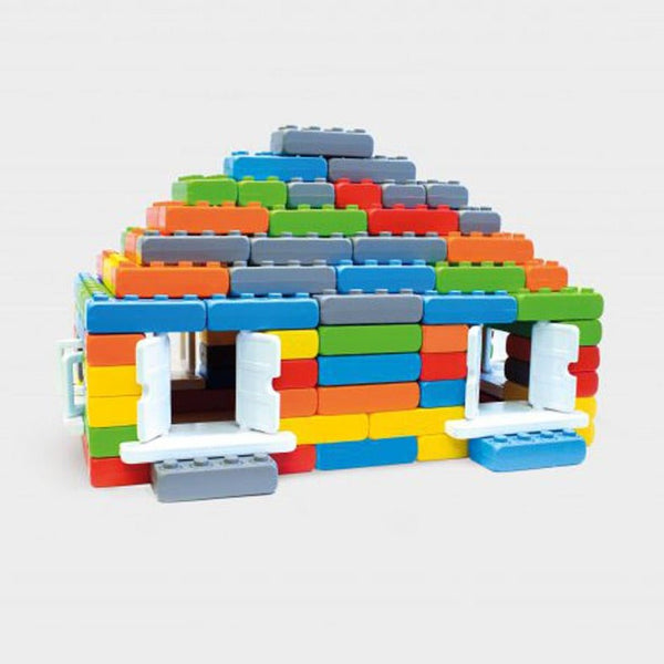 Large Construction Building Blocks 'Junior Bricks' 140 Pcs - EASE