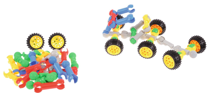 Large Construction Set - Bones & Wheels - 320 pieces - EASE