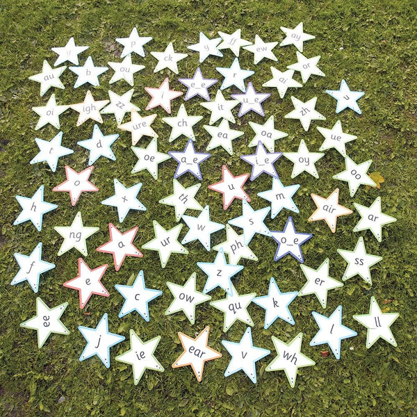 Letter & Sounds Outdoor Stars - EASE