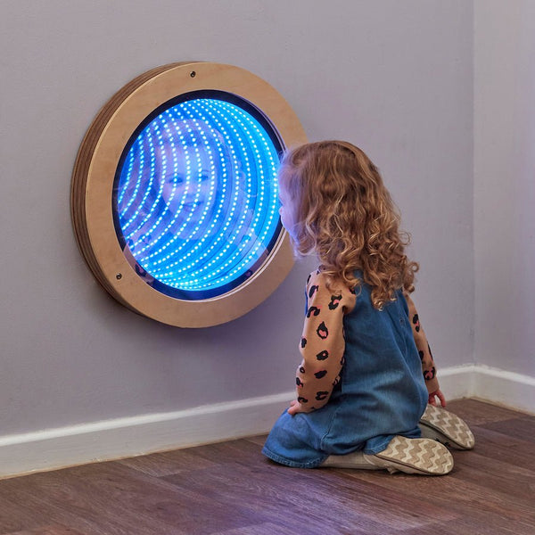 Light Up Circular Infinity Mirror - EASE