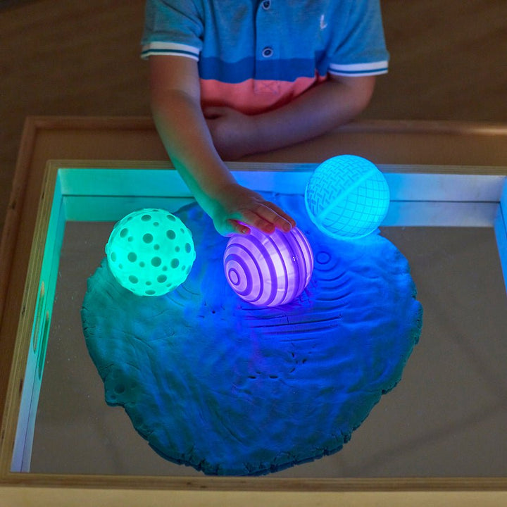 Light Up Tactile Glow Spheres - EASE