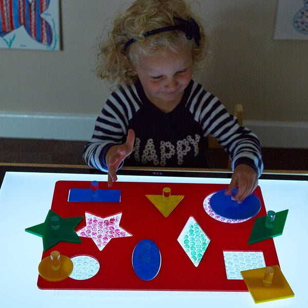 Lightbox Acrylic Shape Sorter Board - EASE