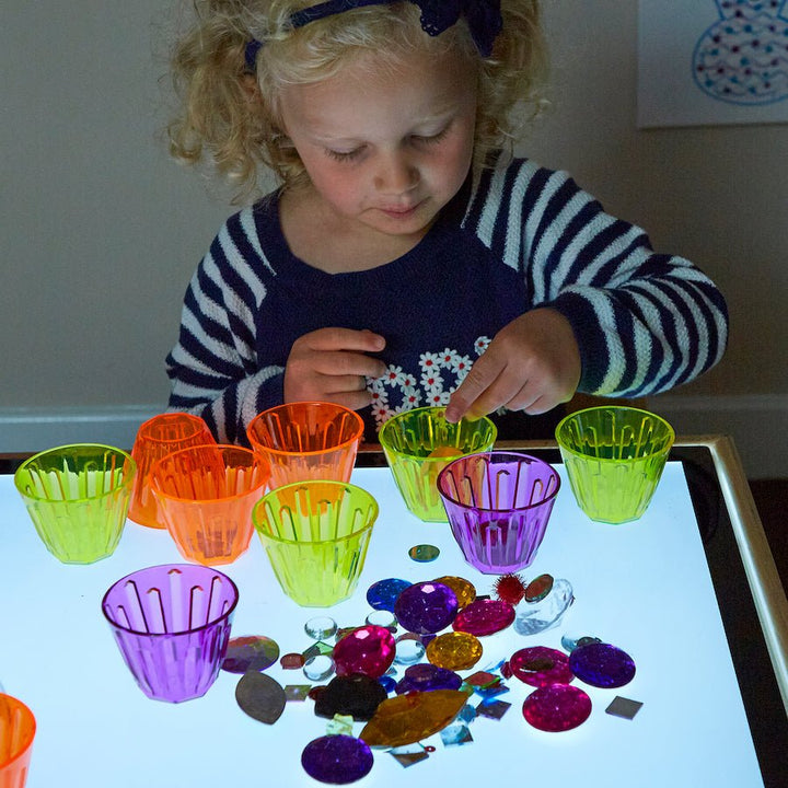 Lightbox Activity Acrylic Stacking Clever Cups - EASE