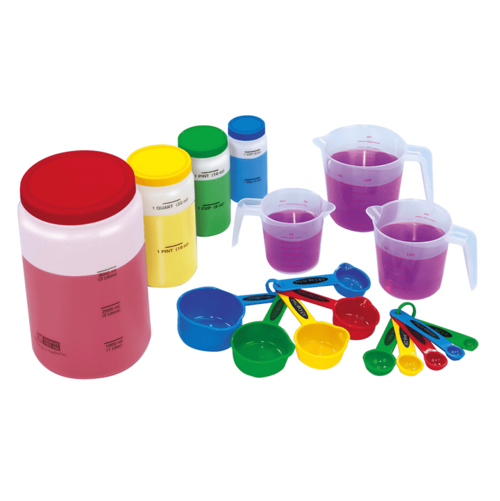 Liquid Volume Measure Set for Messy Maths 17pcs - EASE