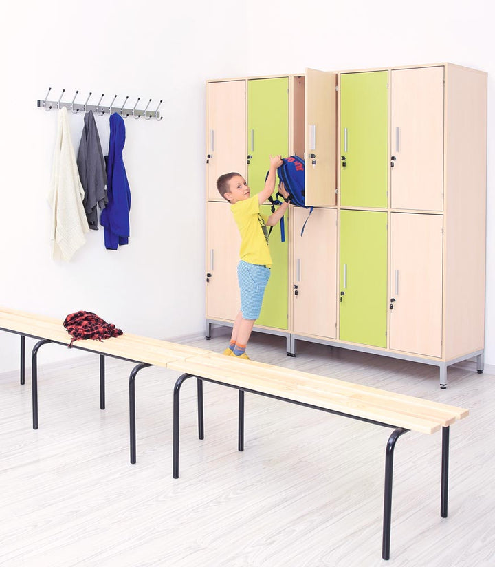 Locker Unit with 6 Metal Shelves with Doors - EASE