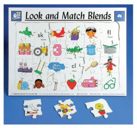 Look And Match Blends Puzzle - EASE