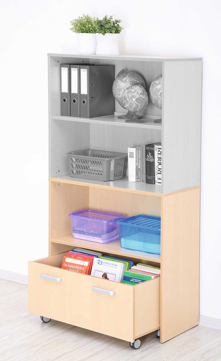 M Cabinet Half Open 3 Shelves with Plinth - EASE