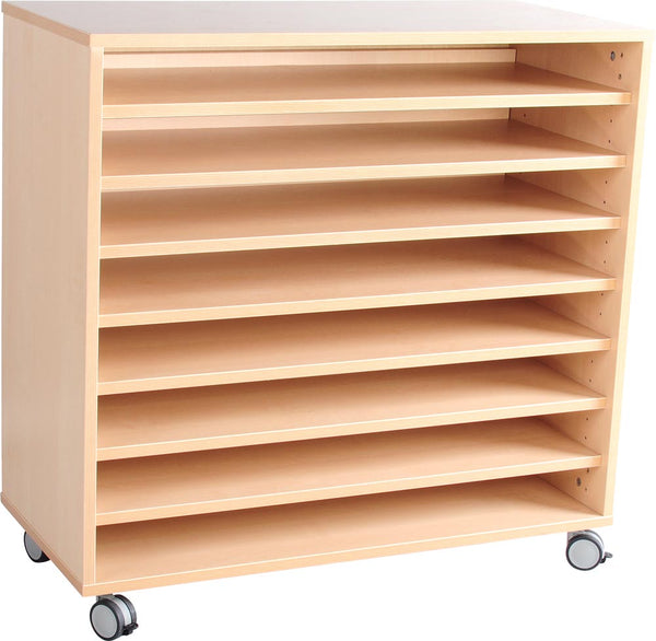 M Cabinet with 7 Shelves on castors - EASE