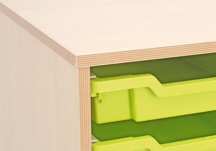 M cabinets for Plastic Containers 2 Rows with Plinth - EASE