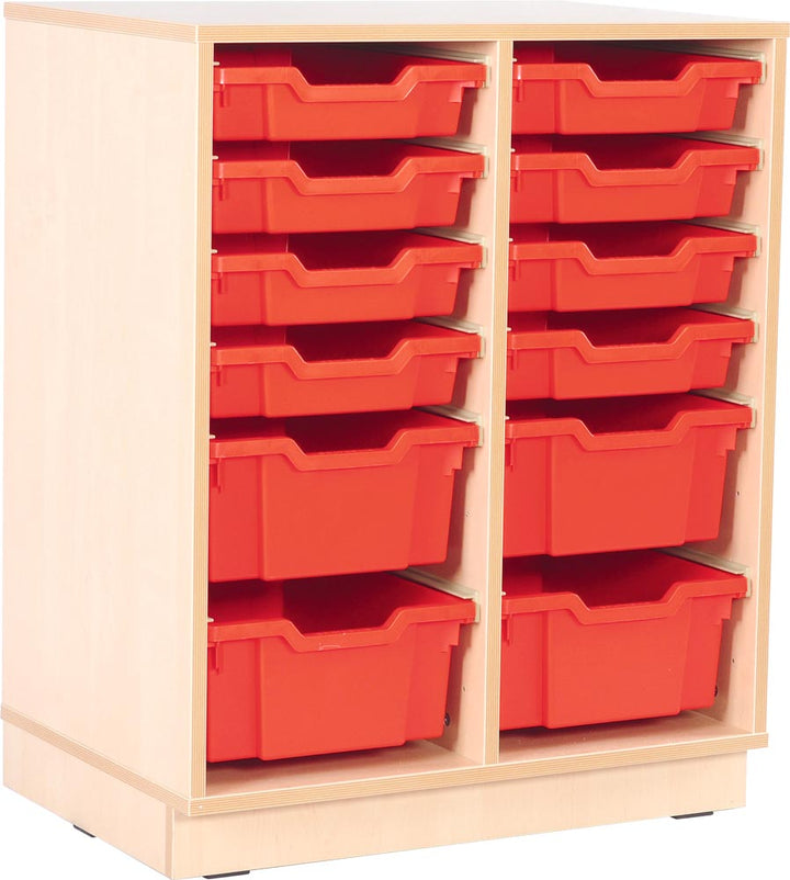 M cabinets for Plastic Containers 2 Rows with Plinth - EASE