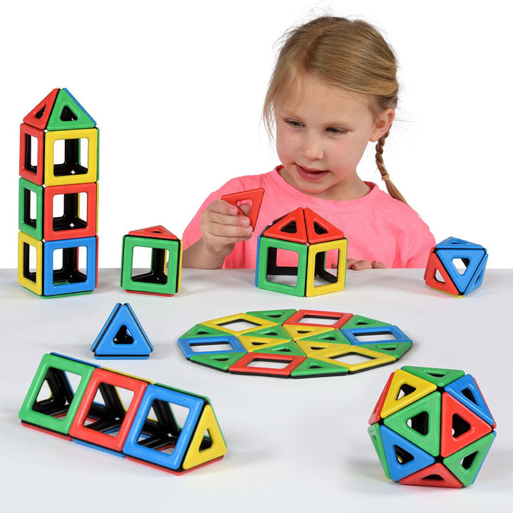 Magnetic Polydron Classroom Set 96pcs - EASE