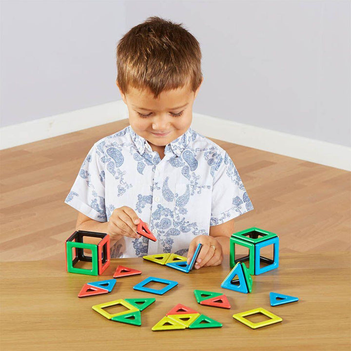 Magnetic Polydron Classroom Set 96pcs - EASE