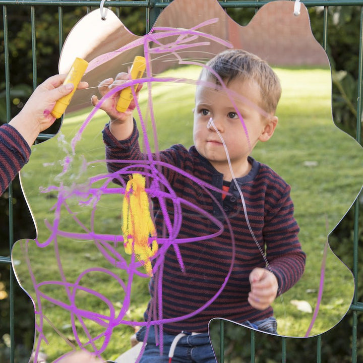 Mark Making Mirror Leaves - EASE