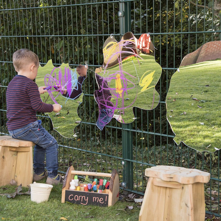 Mark Making Mirror Leaves - EASE