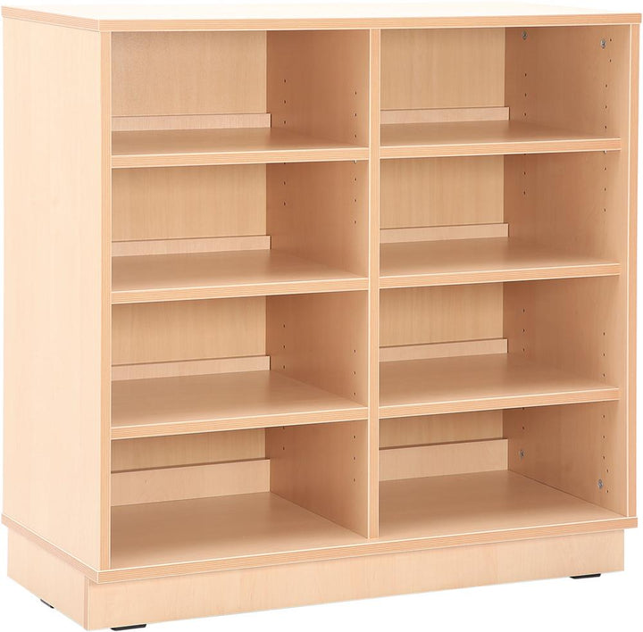 Medium Cabinet with 3 shelves and partition with plinth H87cm - EASE